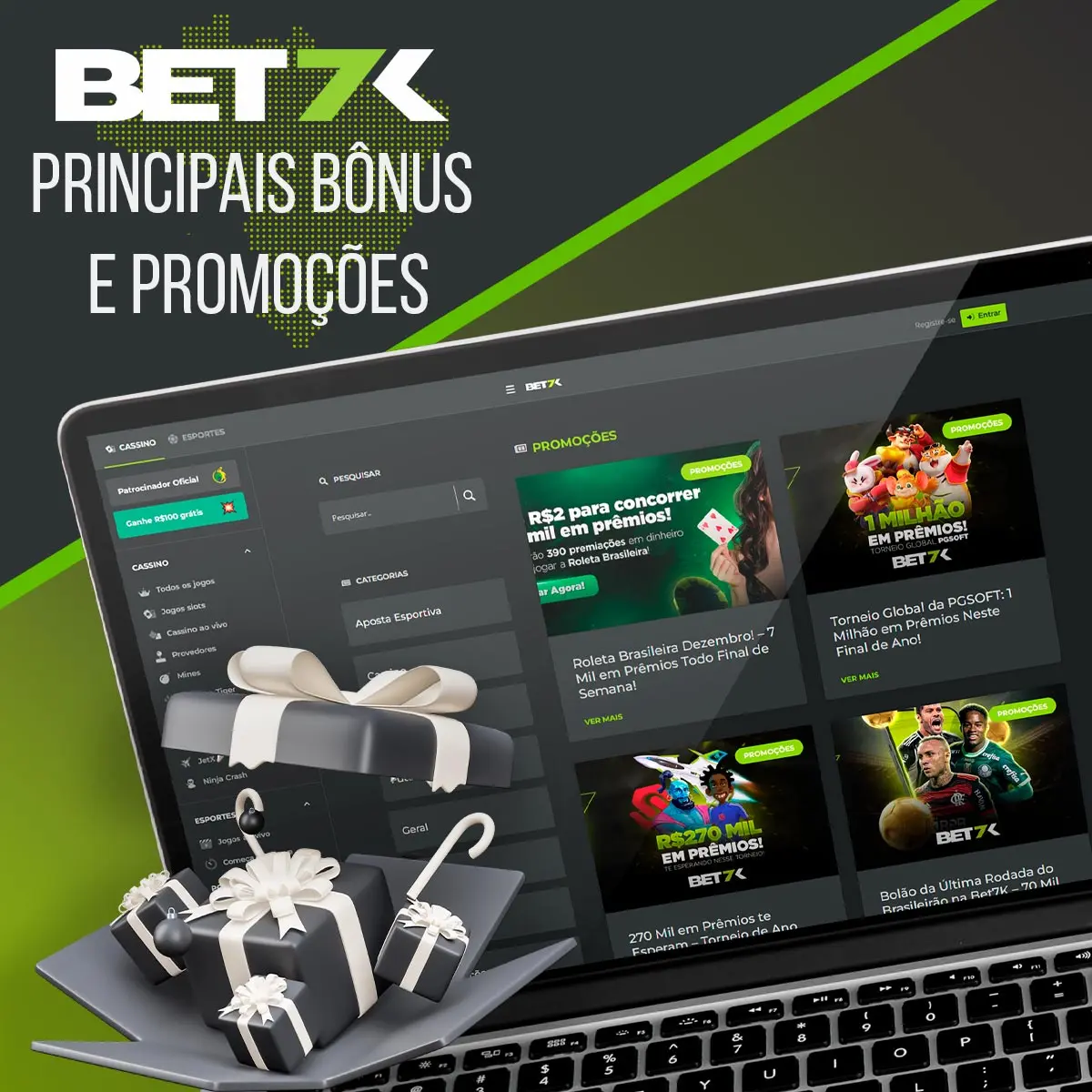 Bônus e promoções da casa de apostas Bet7k no Brasil