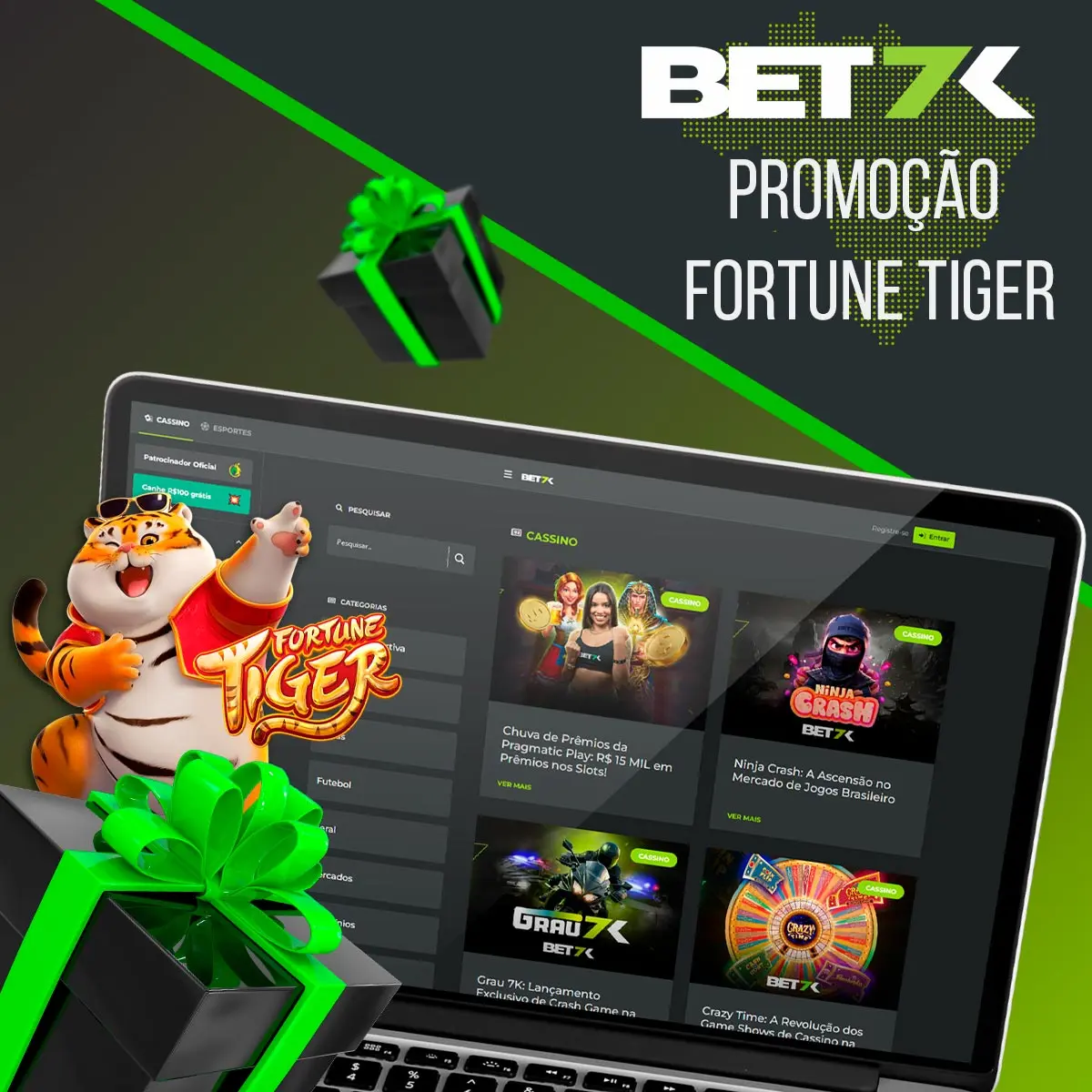 Promoção Fortune Tiger Bet7k