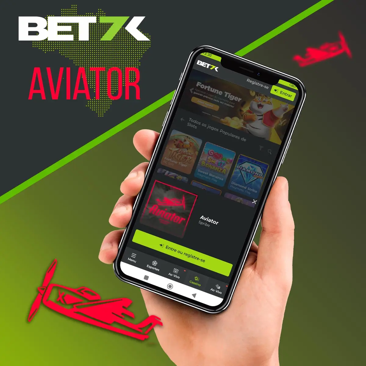 O popular jogo Aviator no Cassino Bet7k no Brasil