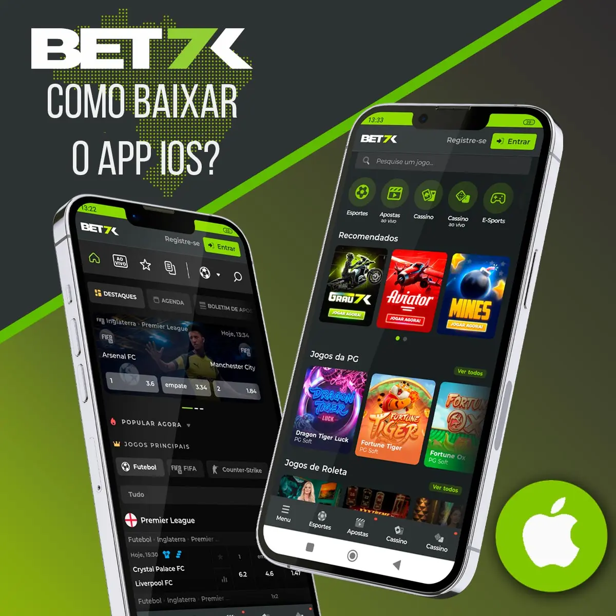 Revisão da instalação do aplicativo para ios da casa de apostas Bet7k no Brasil