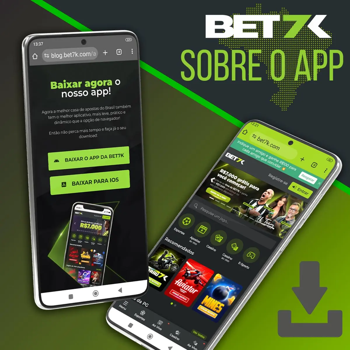 Avaliação do aplicativo da casa de apostas Bet7k no Brasil